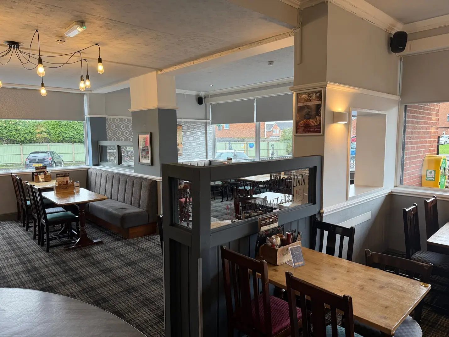 Newly decorated seating areas at The Sunnyside Inn